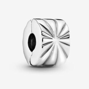 Pandora Star Flower Design Clip Charm